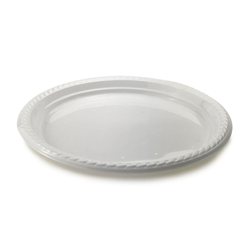 PLATO OVALADO BLANCO - línea basic - Papel Plast Pack S.L