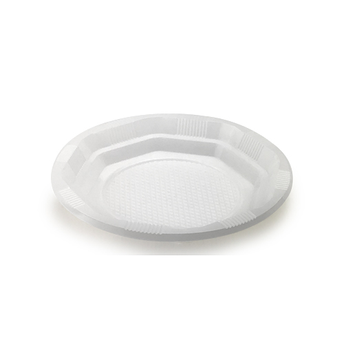 PLATO REDONDO 14 CM BLANCO BASIC - línea basic - Papel Plast Pack S.L