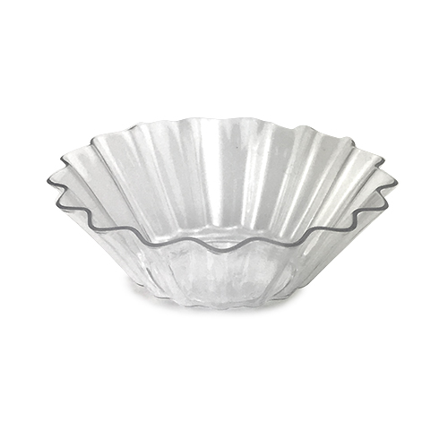 PLATO REDONDO ONDAS 7 CM - línea catering - Papel Plast Pack S.L