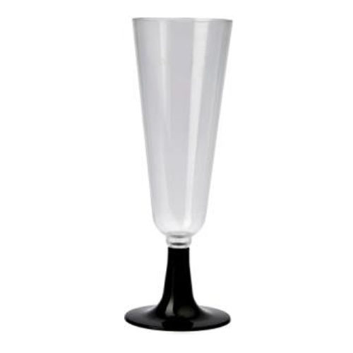 COPA CAVA PS 130 ML CON PIE NEGRO - línea Inyección - Papel Plast Pack S.L