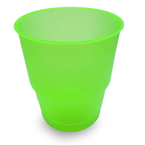 VASO HOTEL PP 220 CC COLOR VERDE - línea Inyección - Papel Plast Pack S.L