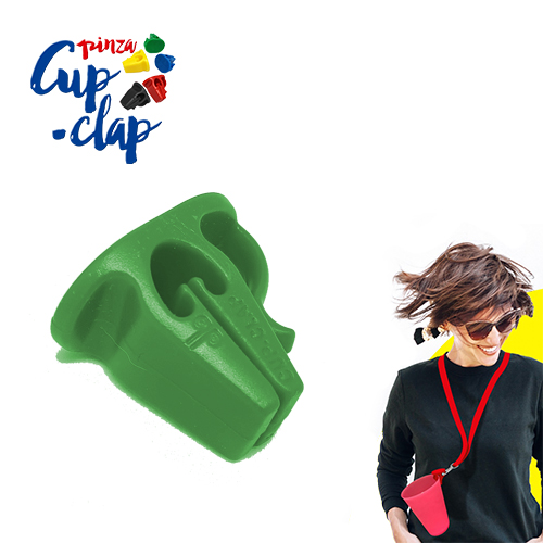 Pinza reutilizable verde -  Event line - Papel Plast Pack S.L